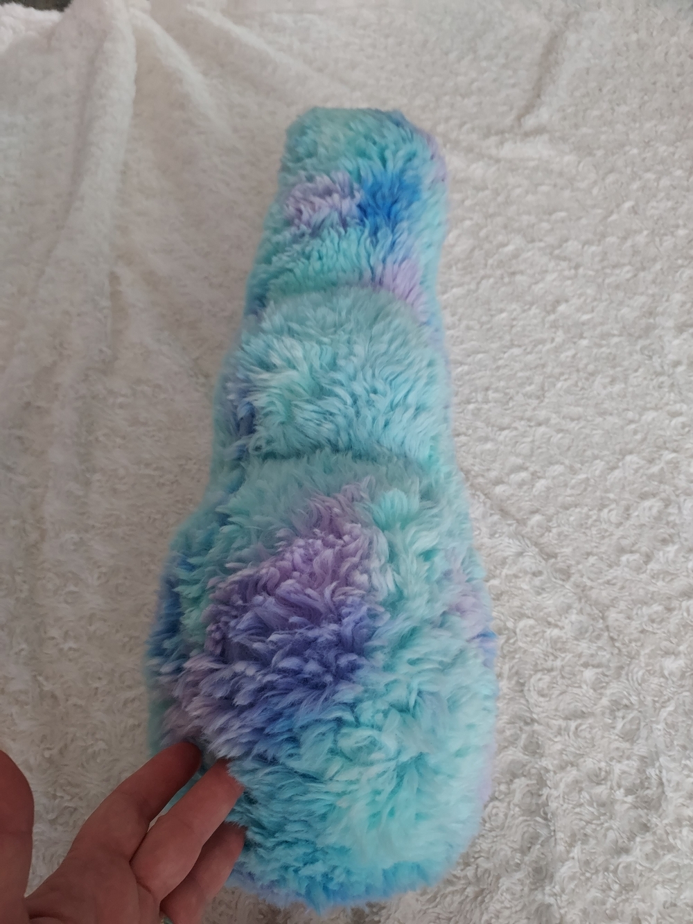 Peeps Pastel Tie-dye Bunny Plush Marshmallow Pillow Aqua, Lavender, Sky Blue - Picture 4 of 11